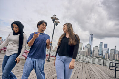 photo of students in the Jersey Community of Exchange Place