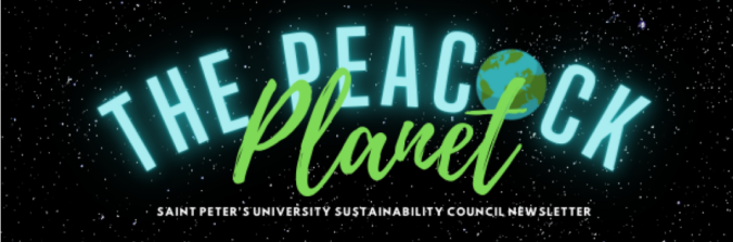 logo of the Peacock Planet Sustainability newsletter