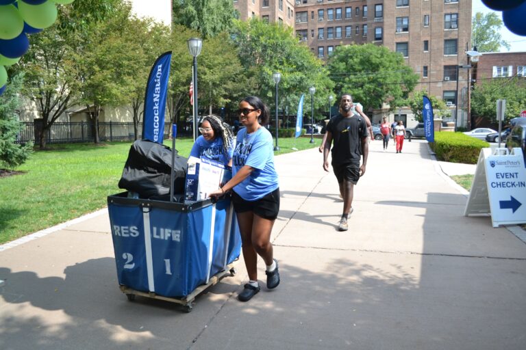 student moving in