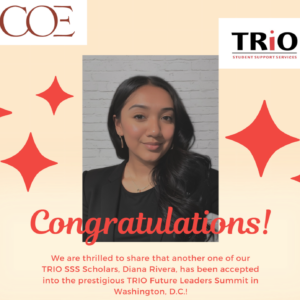 Photo of Diana Rivera, Selected for TRIO Future Leaders Summit